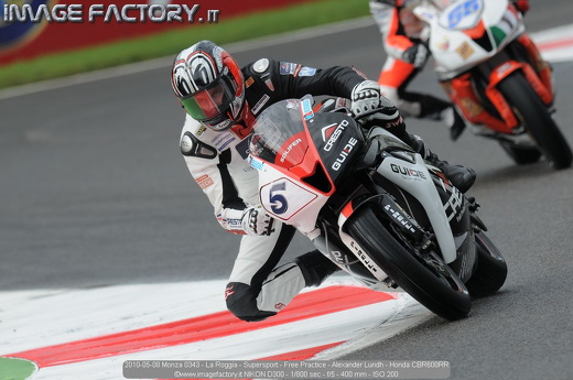 2010-05-08 Monza 0343 - La Roggia - Supersport - Free Practice - Alexander Lundh - Honda CBR600RR
